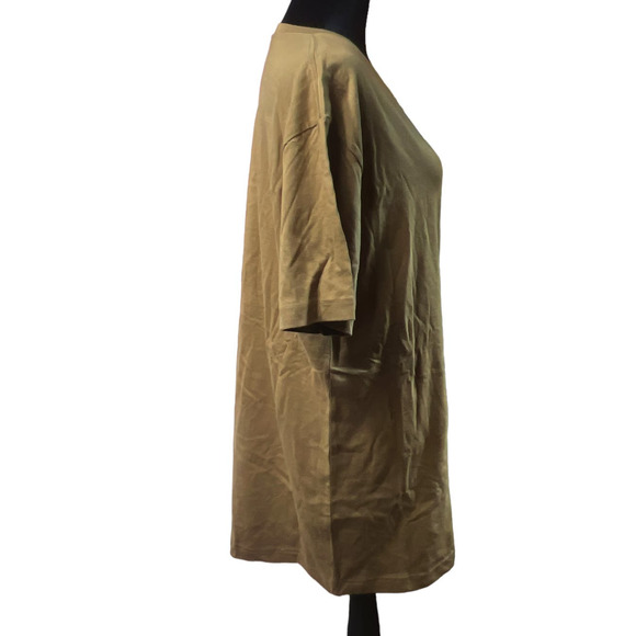 LAT Men's Short Sleeve Crew Neck Tee Shirt Top Large Coyote Brown 100% Cotton 2 - Picture 4 of 9